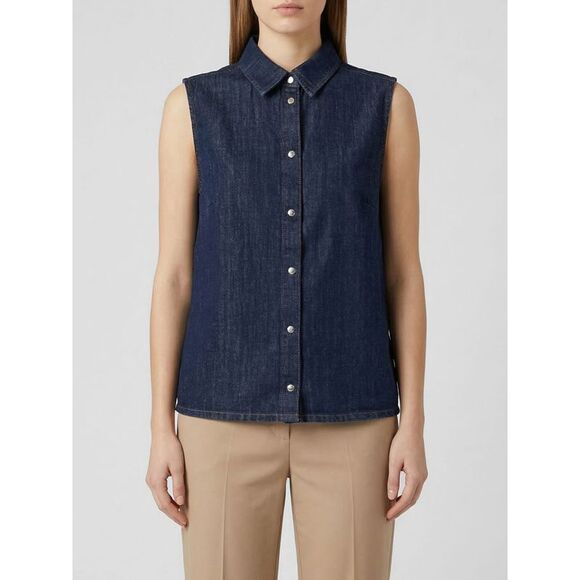 7 For All Mankind Shirt Woman Blue